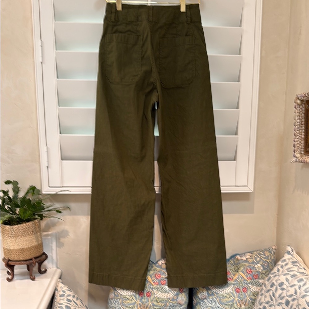 Maeve Colette pants olive green